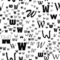 www network technology and school concept. Seamless vector EPS 10 pattern. Flat style