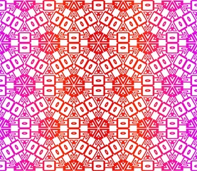 Decorative Ornament With Floral Pattern. Seamless. Vector illustration