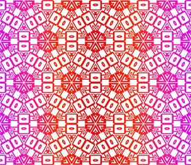 Decorative Ornament With Floral Pattern. Seamless. Vector illustration