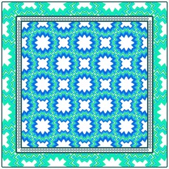 Obraz premium Modern Floral Geometric Pattern. Use for Design, Interior, Fashion. vector Illustration