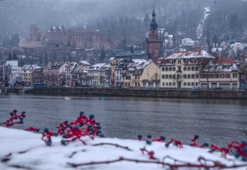 Heidelberg old city in winter 5