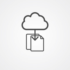 Download vector icon sign symbol