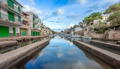 In the harbor of Cala Figuera Mallorca Spain