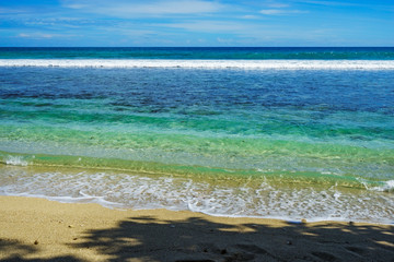 Obraz premium Water on seychelles beach 2