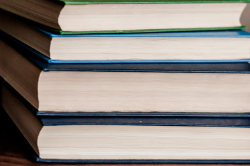 the books on the table