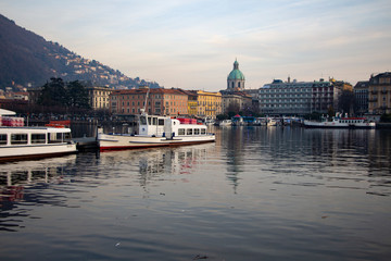 Como lake in Italy