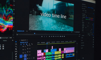 video, editing, premiere, adobe, time, line, pro, software, computer, screen, studio, film,...