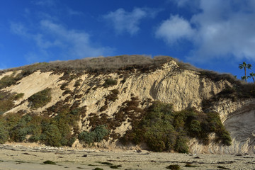 Stunning landscape on the coast of santa barbara