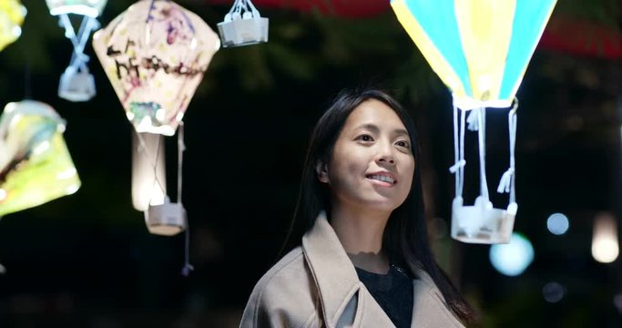 Tourist visit Tiehua Village in Taitung