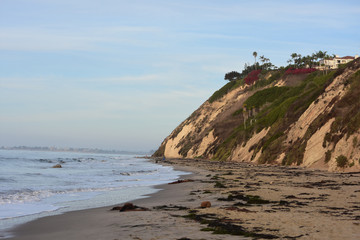Large house on the cliff tops with a beautiful view of the ocean