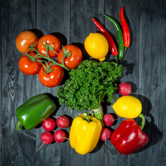 fresh fruits and vegetables