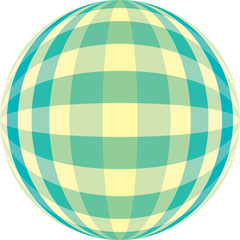 Abstract ball. Vector graphics