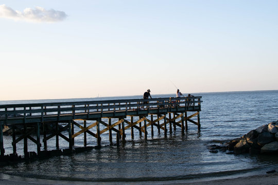 Fishing on the Peir