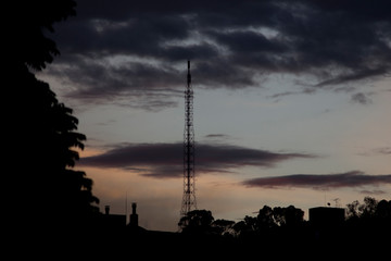 Atardecer en la ciudad