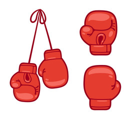 Boxing gloves set