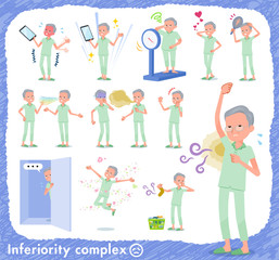 flat type patient old men_complex