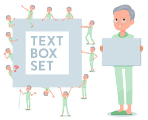 flat type patient old men_text box