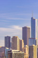 Obraz na płótnie Canvas Chicago Skyline Scene 