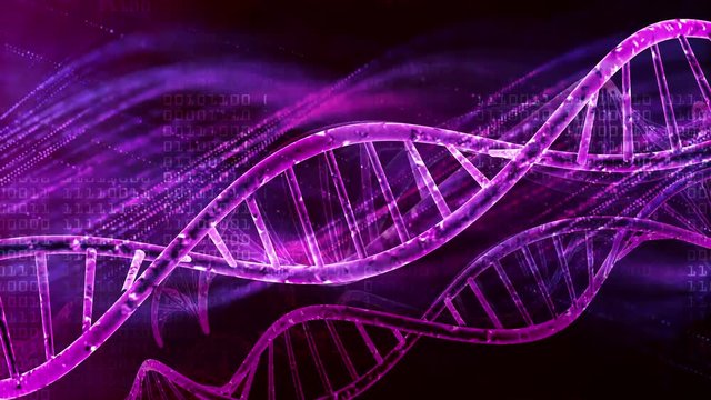 DNA strand medical and genetics background