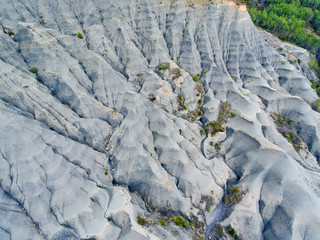 Badlands in the Yesa reservoir, Tiermas, Zaragoza, Aragon, Spain