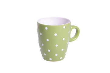 Green coffee cup