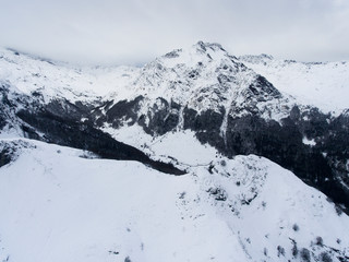 Obraz premium Mountains in Somport, Huesca, Spain