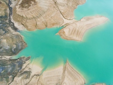 Yesa reservoir, Tiermas, Zaragoza, Aragon, Spain