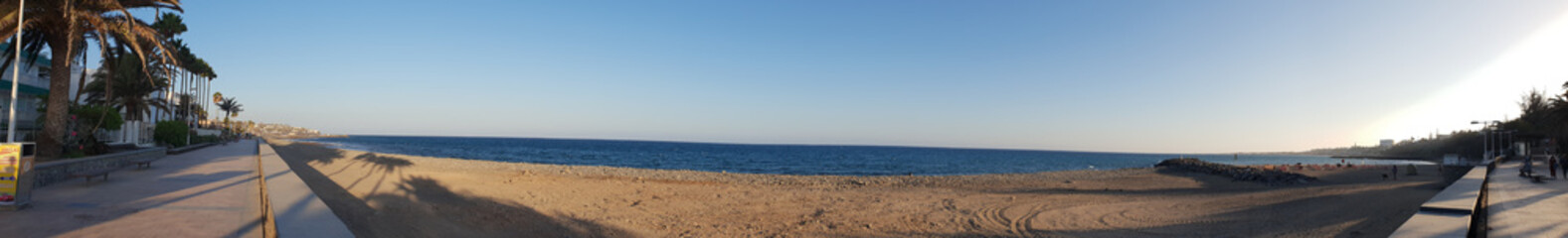 Playa de las Burras zwischen Playa del Inglés und San Agustín - Gran Canaria - Panorama 