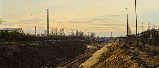 Górny Śląsk - krajobraz przemysłowy - huta