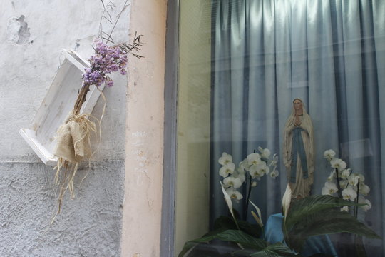 Virgin Mary. Ventimiglia, Italy. 