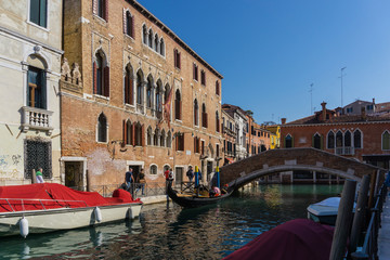 Venice canal and buildings