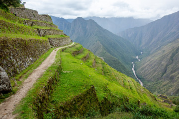 Incan agricultural terraces