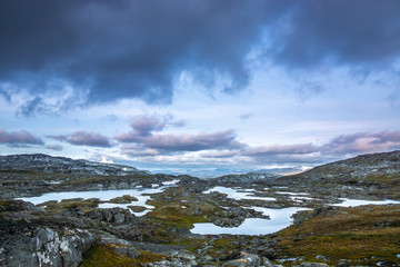 Lake at Sognefjell Mountins Norway