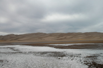 Winter Sand Dunes