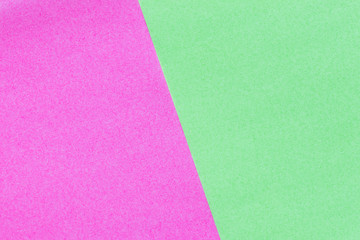 Abstract pink and green color paper background for design and decoration