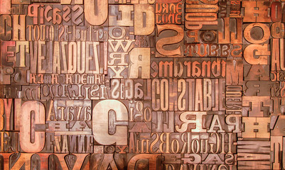 Alphabet print letters character