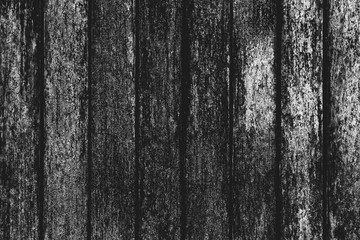 Distressed wood overlay texture. Abstract monochrome background. Grunge wooden planks messy background for design.