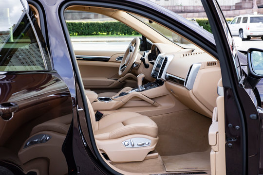 Luxury car Design interior. 
