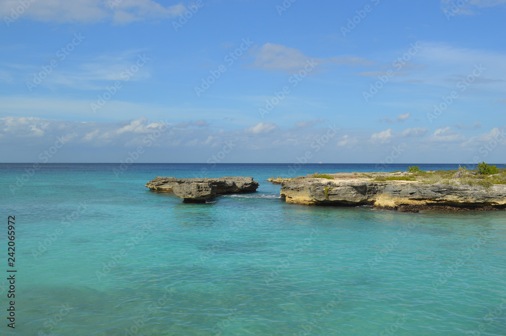 Wall mural island in the sea