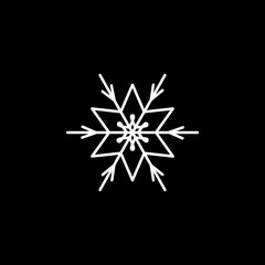Snowflake, snow, winter icon. Element of winter icon for mobile concept and web apps. Detailed Snowflake, snow, winter icon can be used for web and mobile