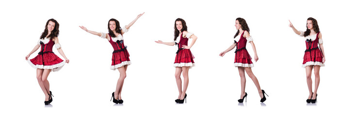 Young woman in traditional german costume