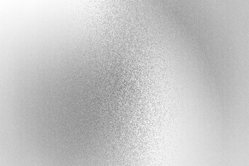 Texture of reflection on rough white metallic wall, abstract background