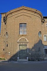 Fototapeta na wymiar Italy, Ravenna old Saint Stefano of the Olives desecrated church.
