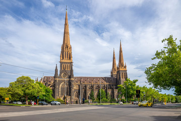 Fototapeta premium St Patrick's Cathedral in Melbourne, Australia