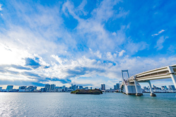 東京台場公園からの景色