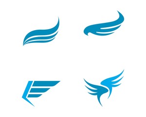 Naklejka premium wing logo symbol for a professional designer