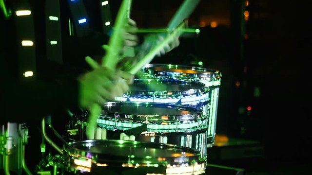 Musical instruments. Drums