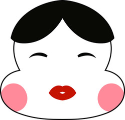 Japanese cute god of wealth
