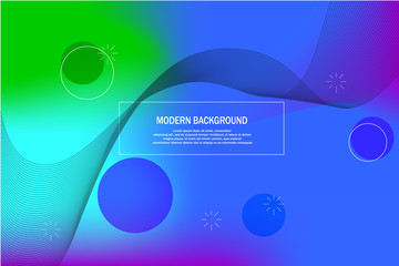 Modern colorful background vector