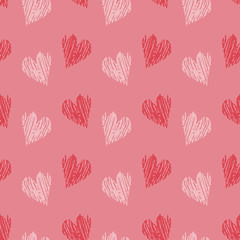 バレンタインハートの背景パターン